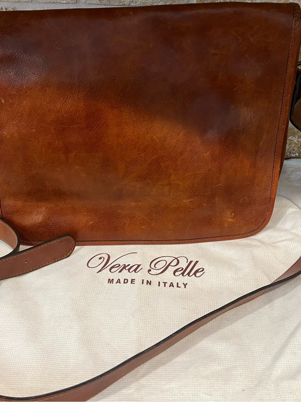 Vera Pelle smooth cognac